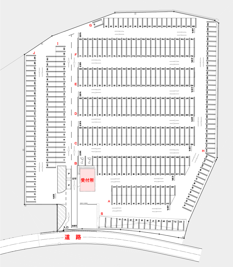 シャトルパーキング場内図